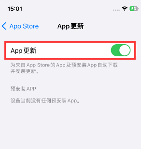 阆中苹果15维修中心如何让iPhone15APP自动更新